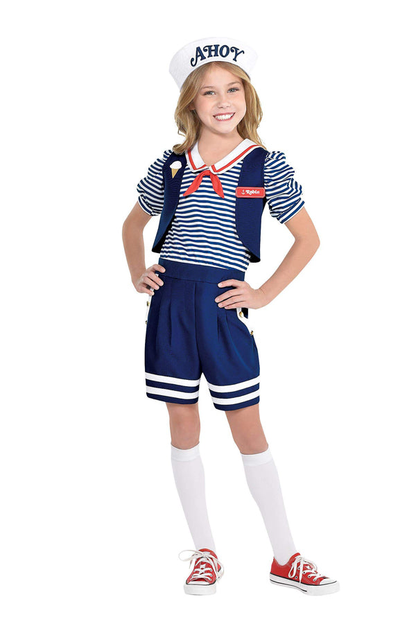 Kid's Robin Scoops Ahoy Costume. Stranger Things Costume – Hallowitch Costumes